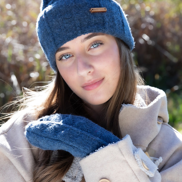 Becca Navy Mittens