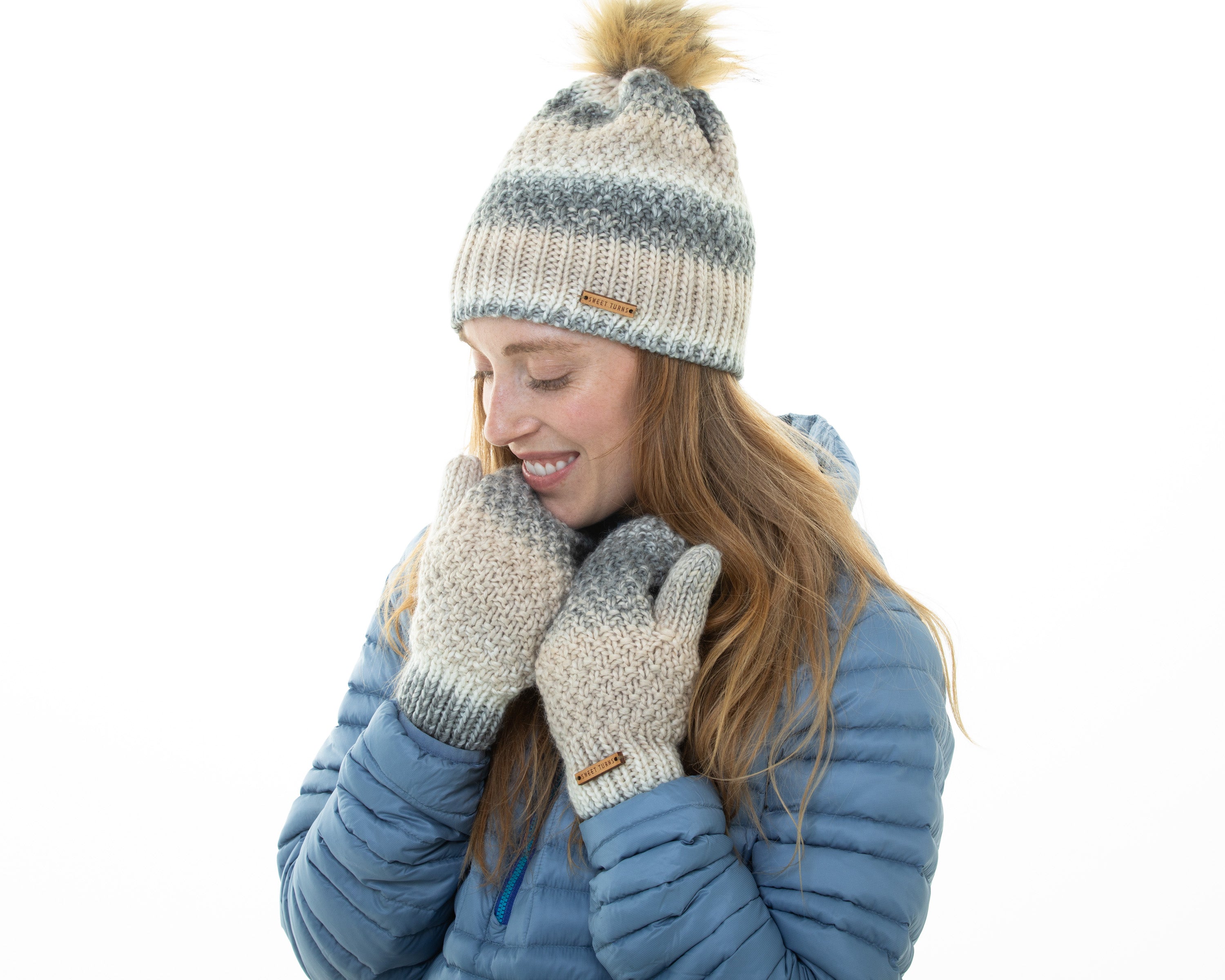 Early Rise Beanie in White - Sweet Turns