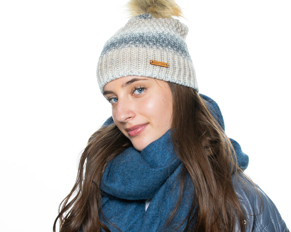 Early Rise Beanie in White - Sweet Turns