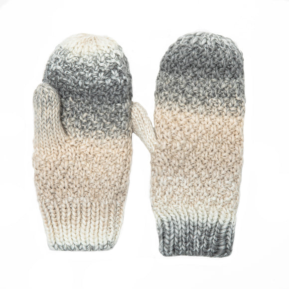 Early Rise Mitten in White