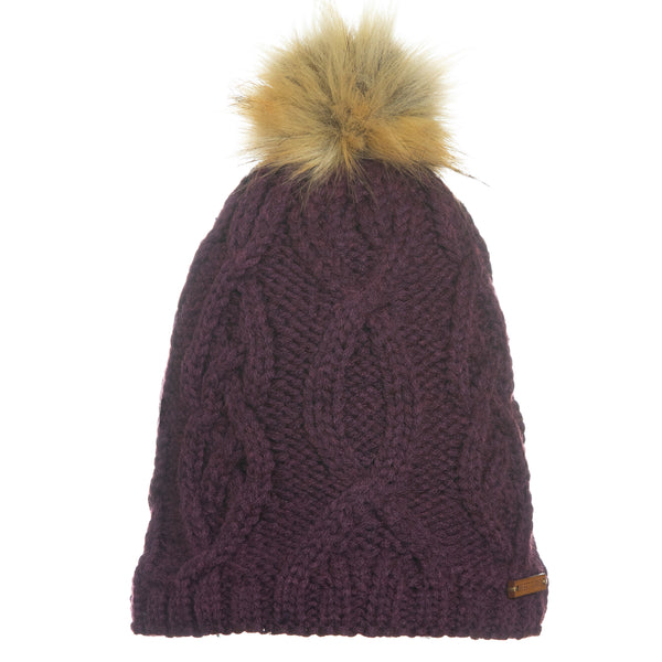Eco Ivonne Beanie in Wine - Sweet Turns