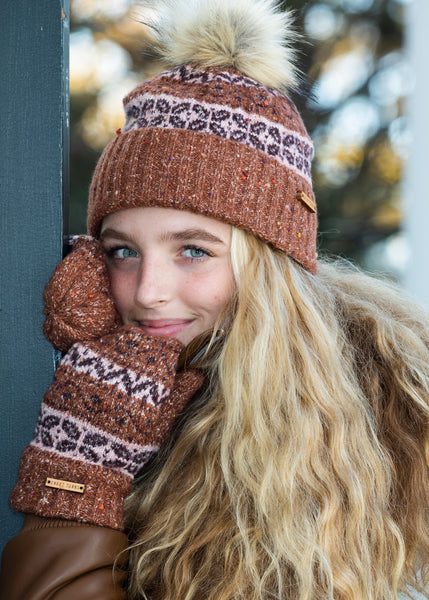 Ella Beanie in Coffee - Sweet Turns