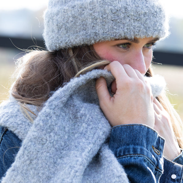 Finn Grey Scarf - Sweet Turns