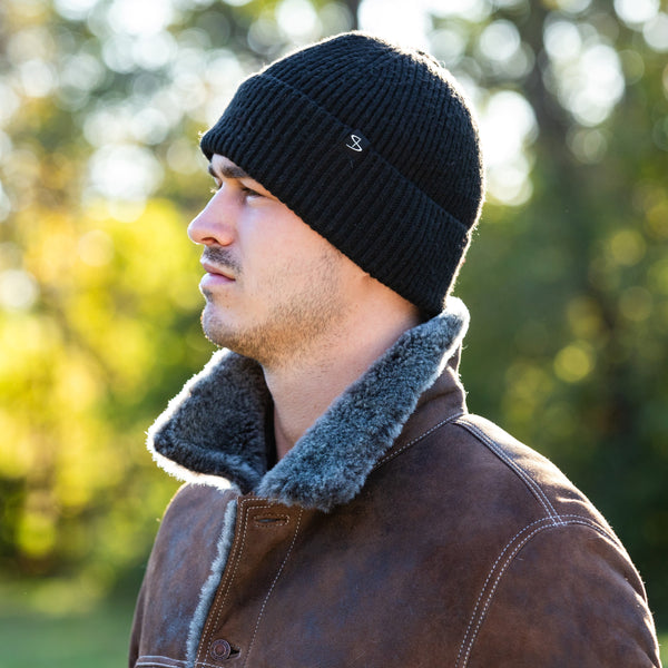 Hunter Black Beanie