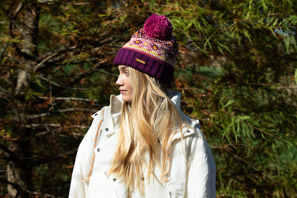 Kat Beanie in Pink - Sweet Turns