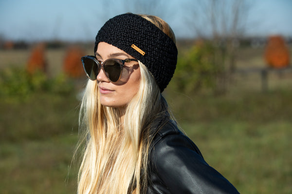 Lexington Headband in Black - Sweet Turns