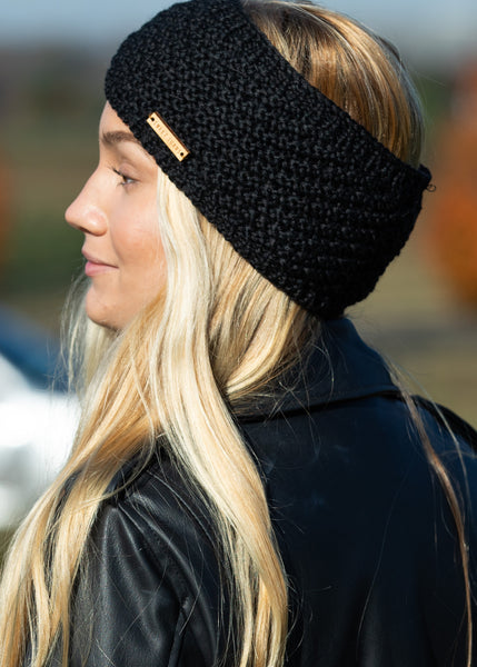 Lexington Headband in Black - Sweet Turns