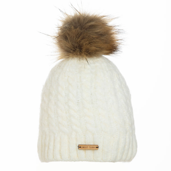 Charlie Beanie in Ivory