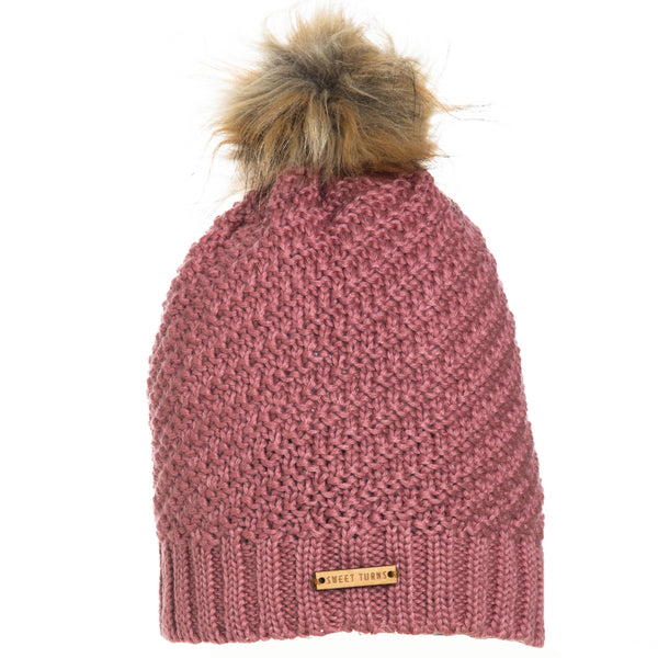 Lexington Beanie in Framboise - Sweet Turns