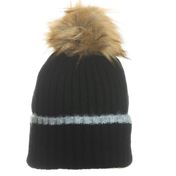 Sam Beanie in Black - Sweet Turns