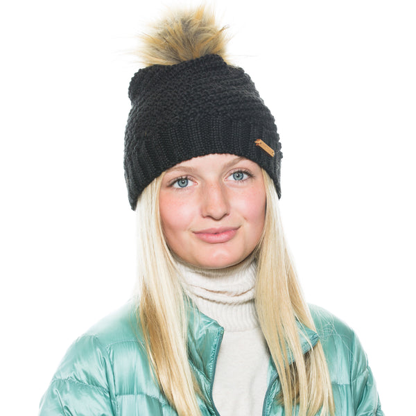 Kids' Lexington  Beanie in Black - Sweet Turns