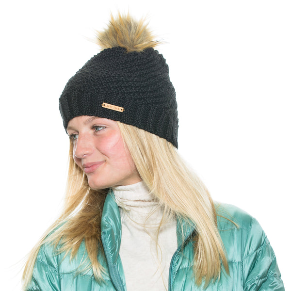 Kids' Lexington  Beanie in Black - Sweet Turns