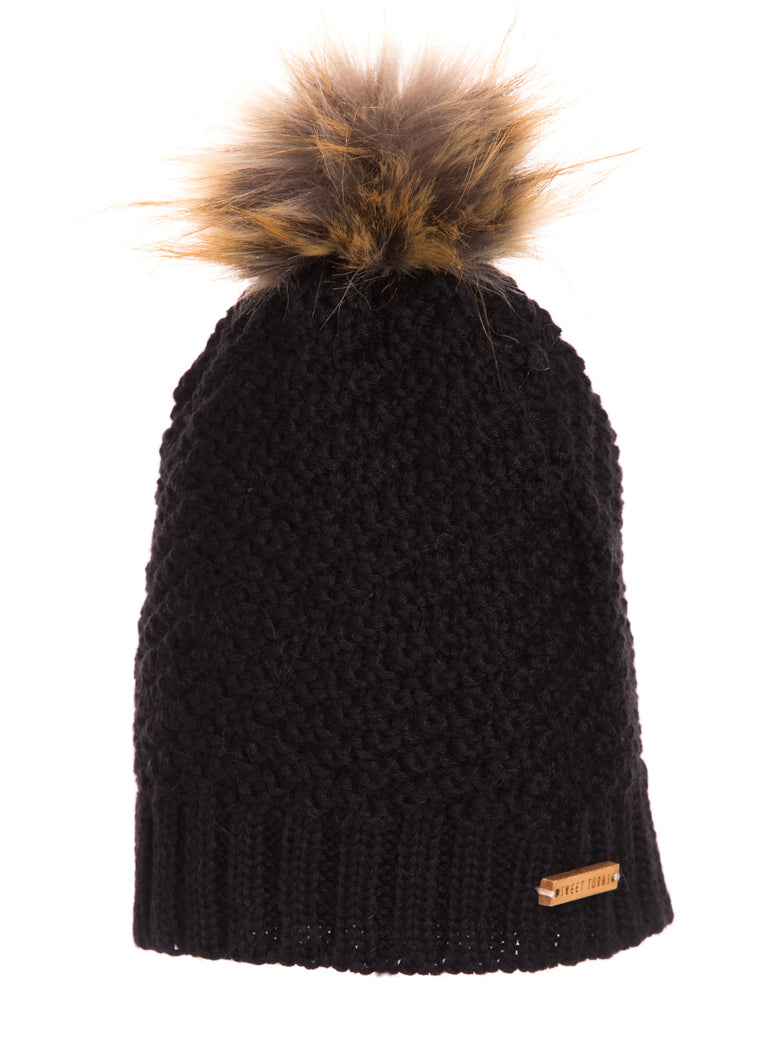 Lexington Beanie in Loden Green - Sweet Turns