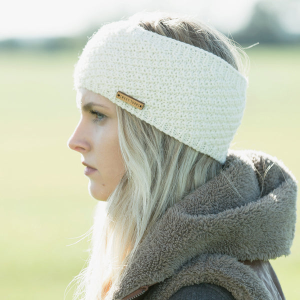Lexington Headband in Ivory - Sweet Turns