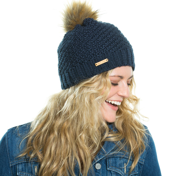 Lexington Beanie in Navy - Sweet Turns