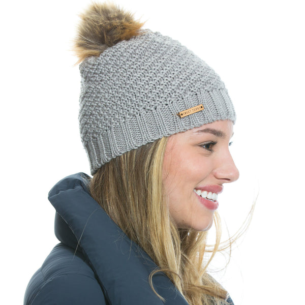 Lexington Beanie in Silver - Sweet Turns