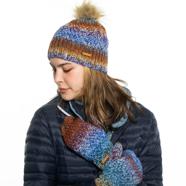 Early Rise Mitten in Blue - Sweet Turns