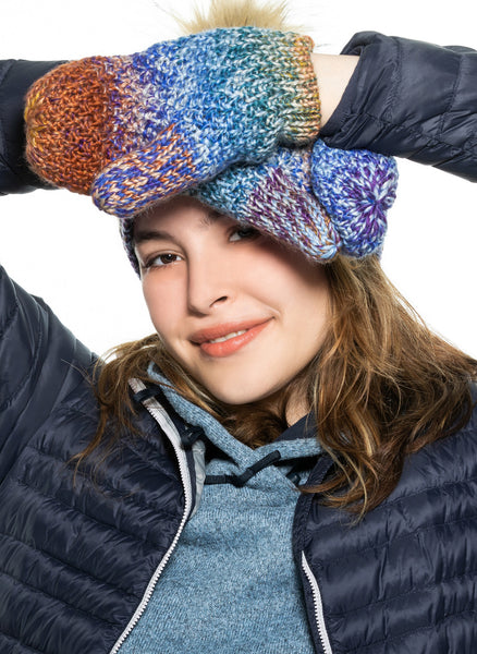 Early Rise Mitten in Blue - Sweet Turns