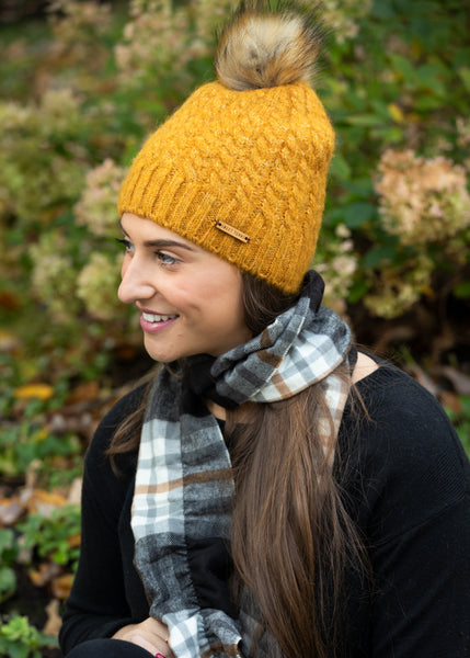 Charlie Beanie in Gold - Sweet Turns