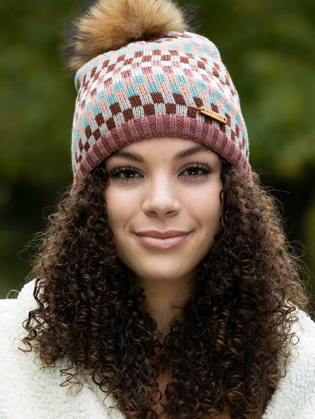 Frankie Beanie in Brown - Sweet Turns