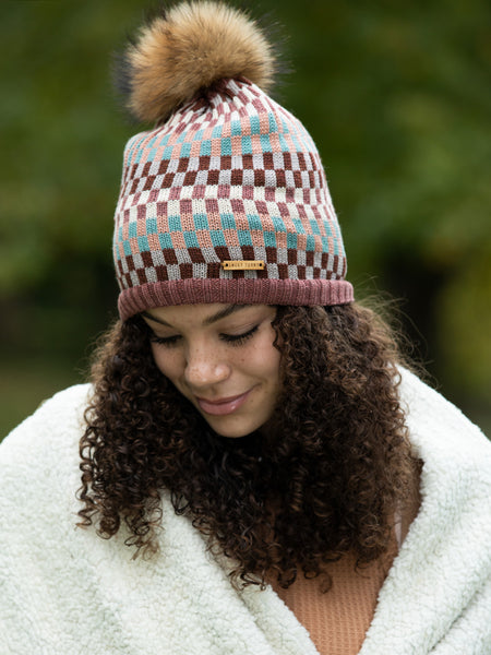 Frankie Beanie in Brown - Sweet Turns