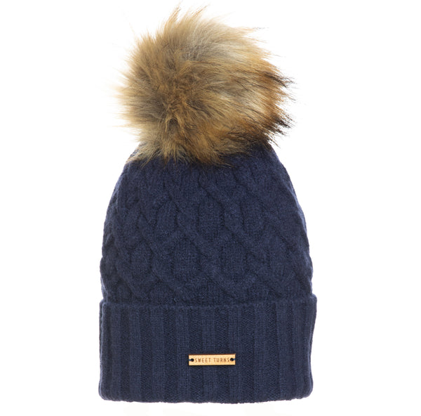 Annalise Beanie in Navy - Sweet Turns
