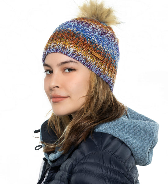 Early Rise Beanie in Blue - Sweet Turns