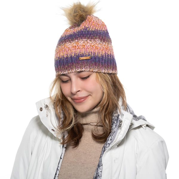 Early Rise Beanie in Pink - Sweet Turns
