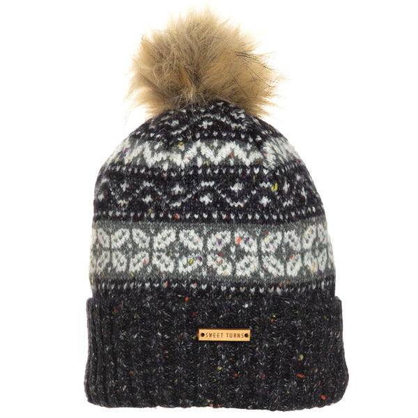 Ella Beanie in Black - Sweet Turns