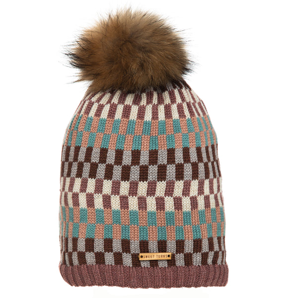 Frankie Beanie in Brown - Sweet Turns