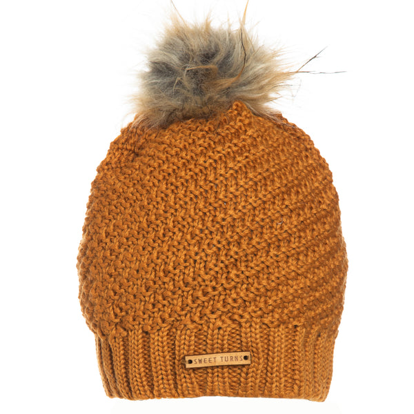 Lexington Beanie in Copper - Sweet Turns