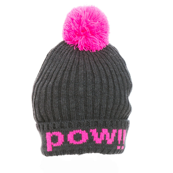 Pow Kids'  Beanie in Pink - Sweet Turns