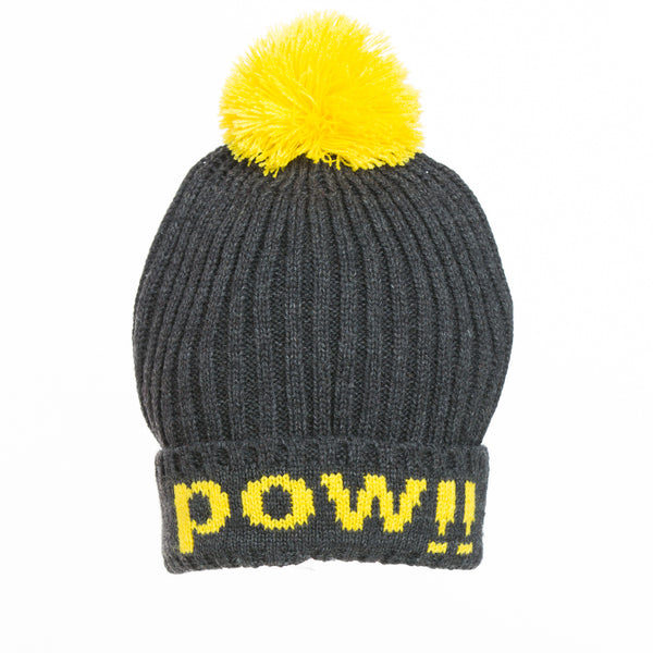 Pow Kids' Beanie in Yellow - Sweet Turns