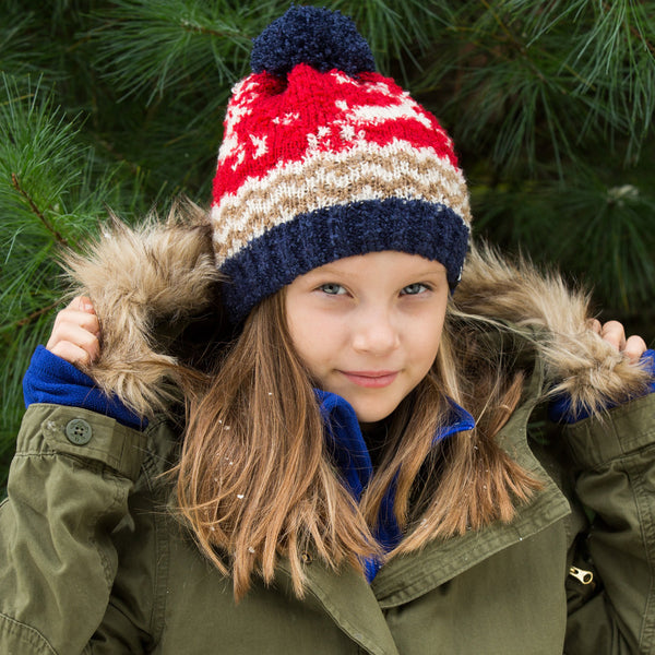 Trip Beanie in Red Combination - Sweet Turns