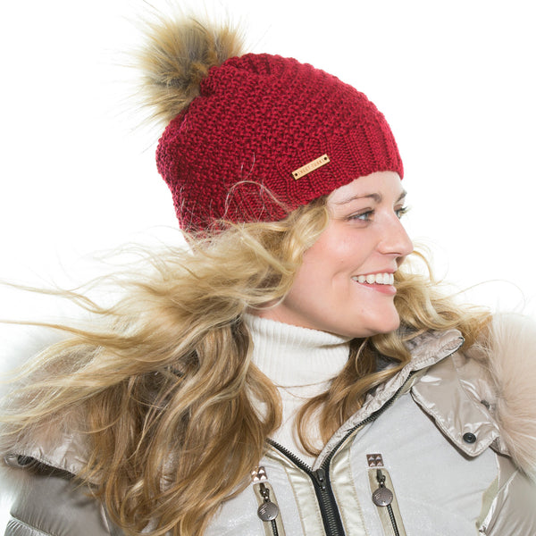 Lexington Beanie in Red - Sweet Turns